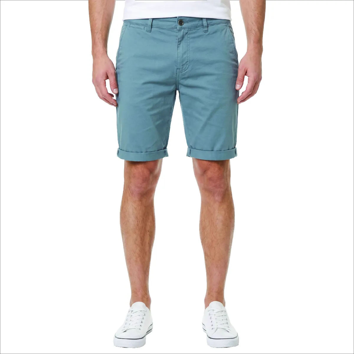 Sea Barriers Marron Tapered Fit Chino Shorts Blue