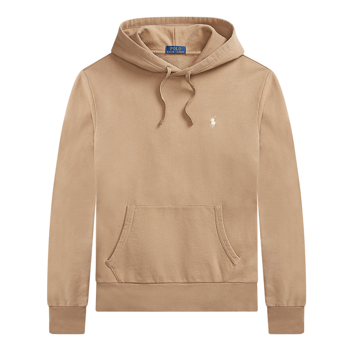 Ralph Lauren Small Logo Hoodie Khaki Ejmenswear Store