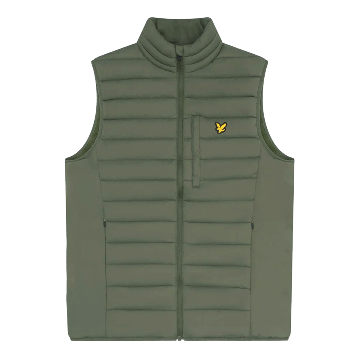 Lyle Scott Stretch Lightweight Quilted Gilet Green Ejmenswear Store