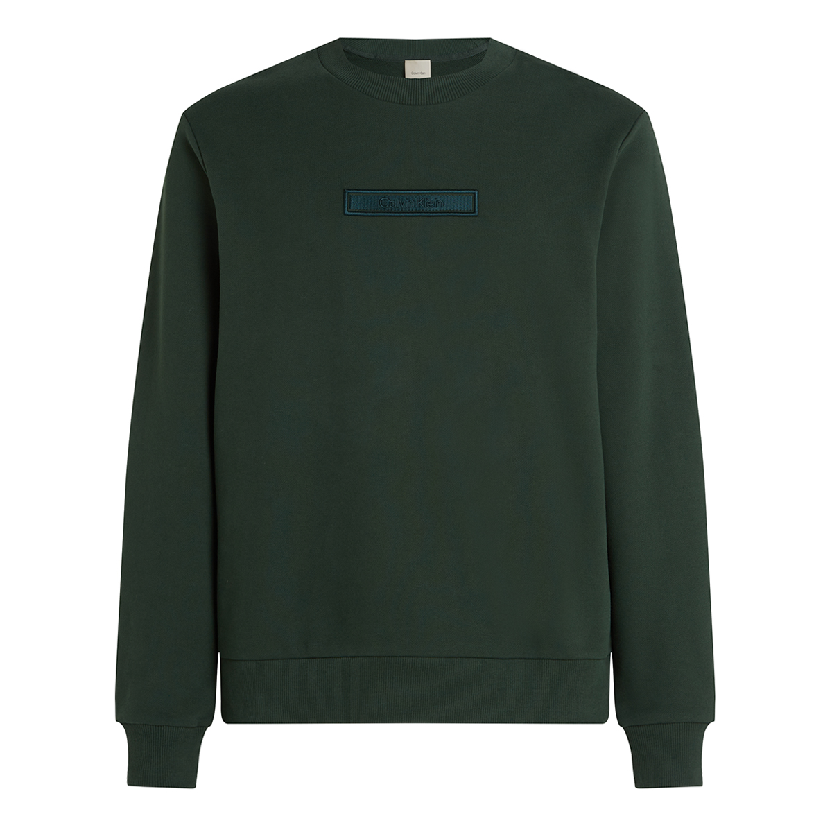 Calvin Klein Embroidered Logo Sweatshirt Midnight Green Ejmenswear Store