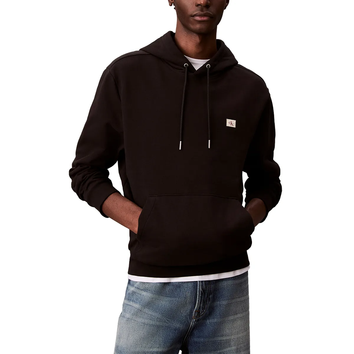 Calvin Klein Jeans Small Logo Hoodie Black