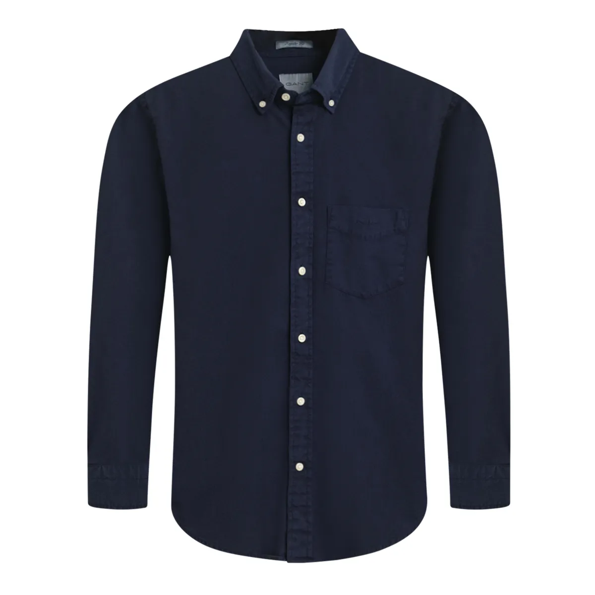 Gant Reg LS GMNT Dyed Twill Shirt Evening Navy