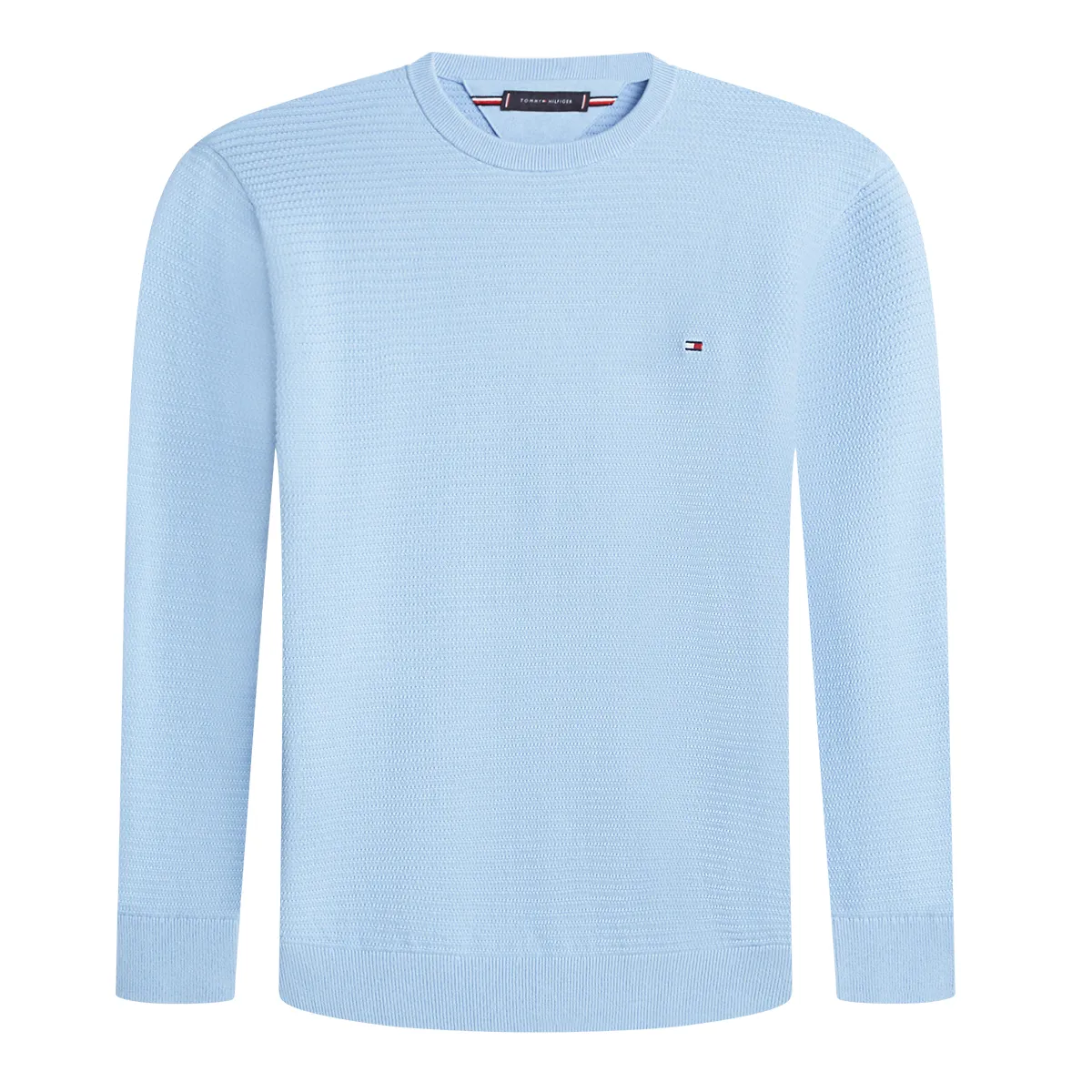 Tommy Hilfiger Structure Crew Neck Well Blue