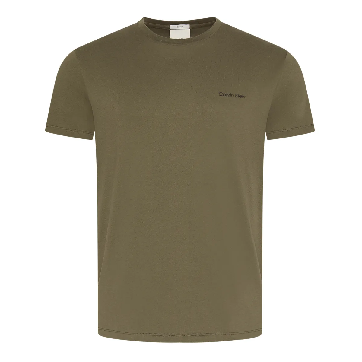 Calvin Klein SS Micro Logo T-Shirt Olive