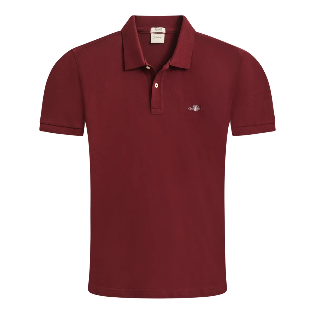 Gant SS Classic Reg Polo Shirt Deep Grape Wine