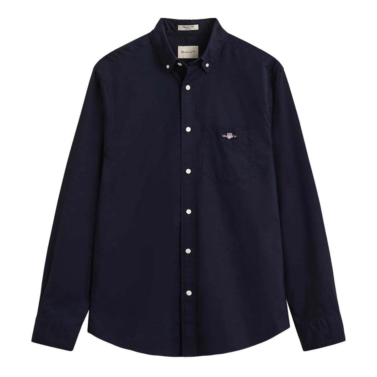 Gant LS Reg Classic Poplin Shirt Evening Blue AW26