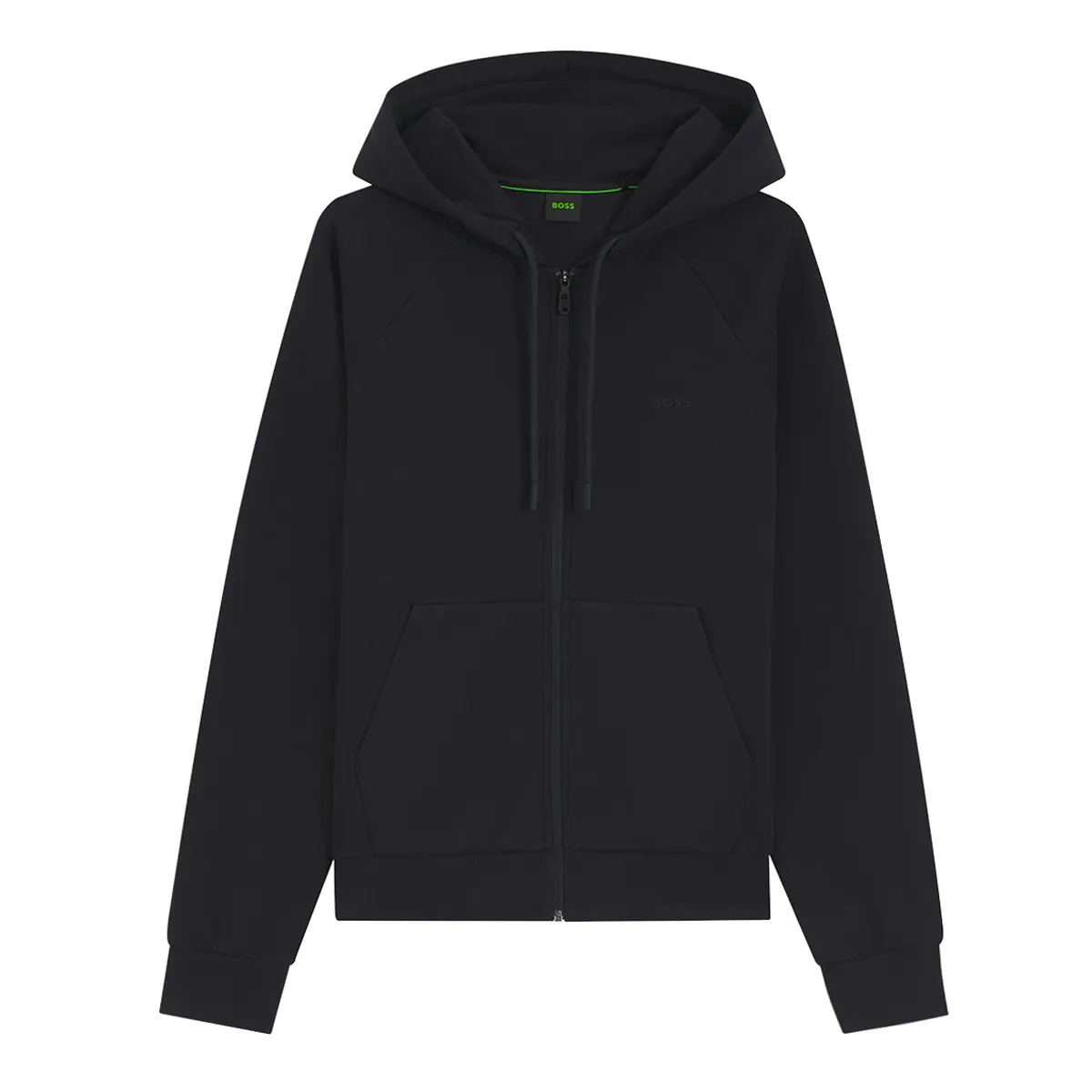 Boss Saggy Hooded Full Zip Dark Blue - 402