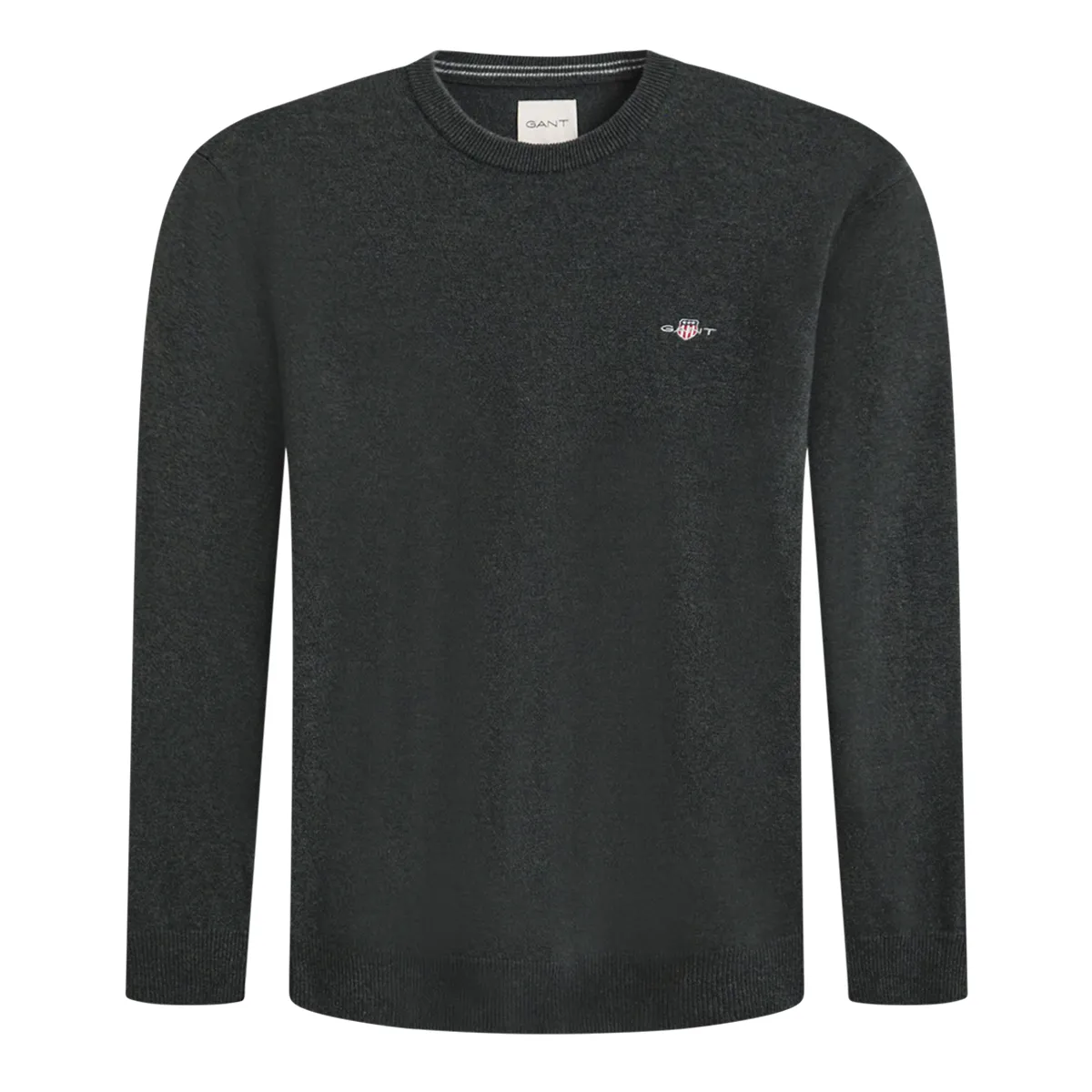 Gant Superfine Lambswool C Neck Dark Moss Green