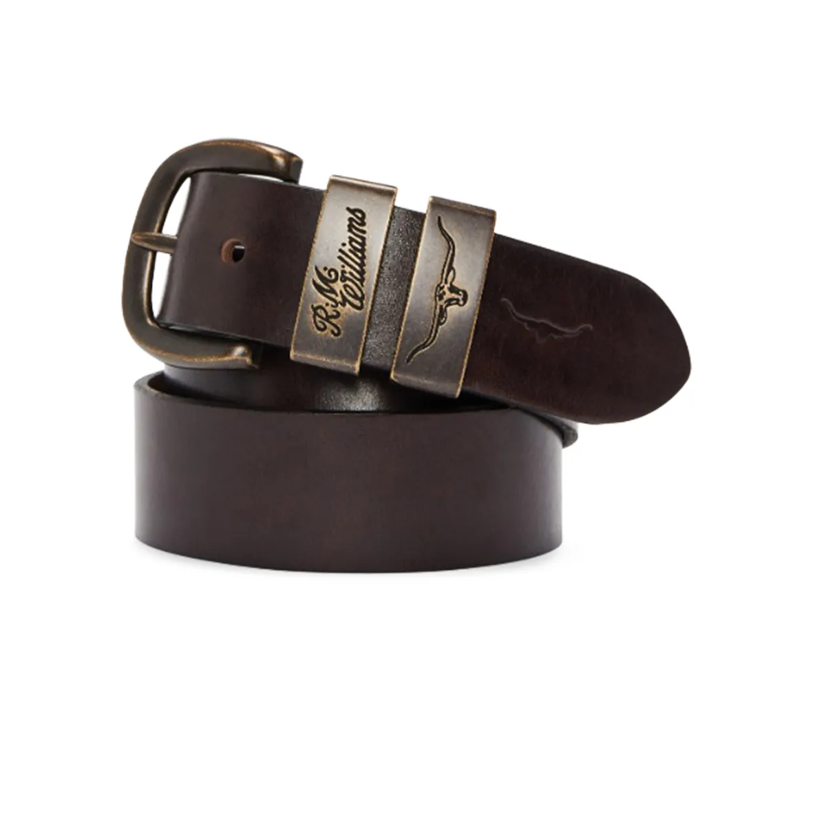 R.M.Williams Drover Belt Walnut