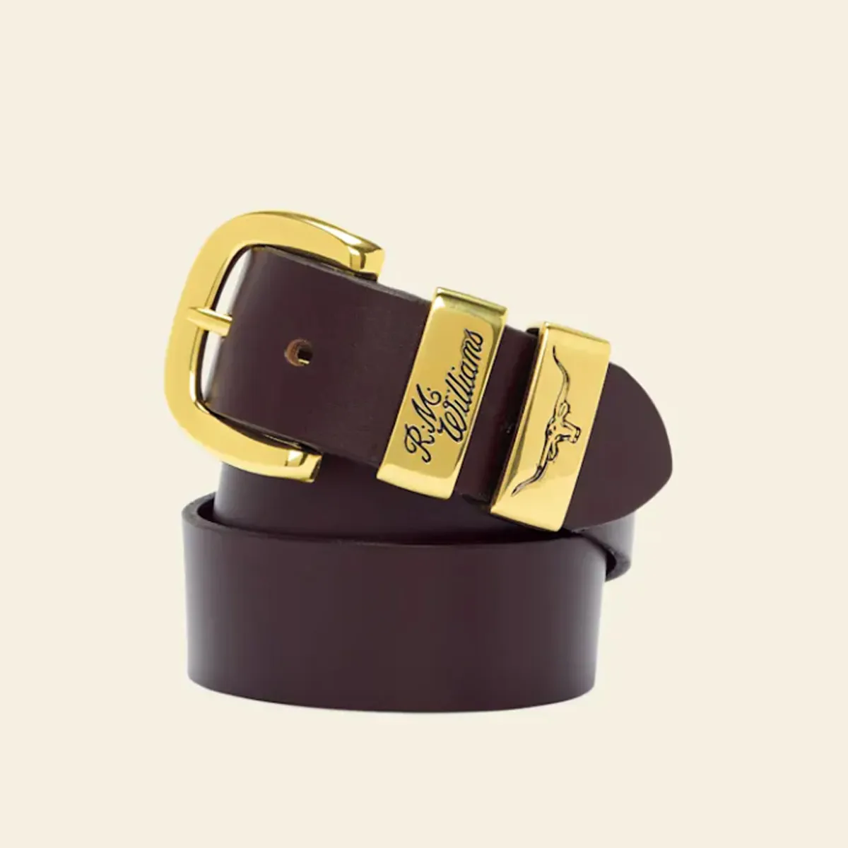 R.M.Willams Drover Belt Chestnut AW26
