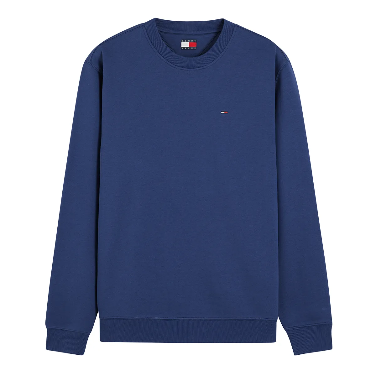 Tommy Jeans Reg S Flag Crew Neck Basic Navy - DB7