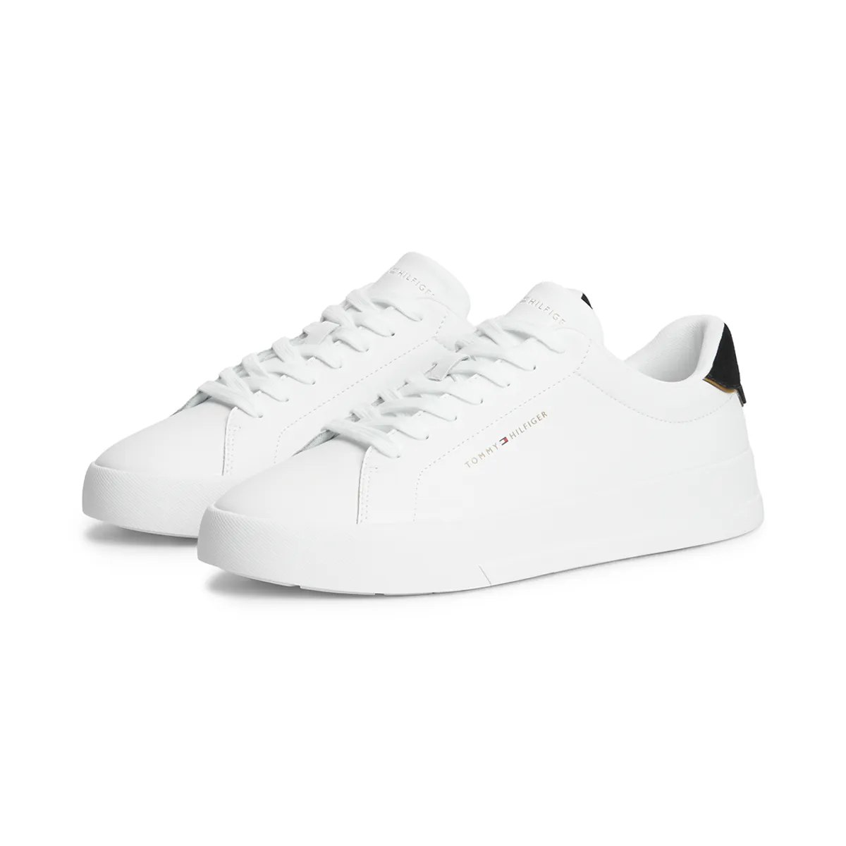 Tommy Hilfiger Court Leather Trainer White - 0K7