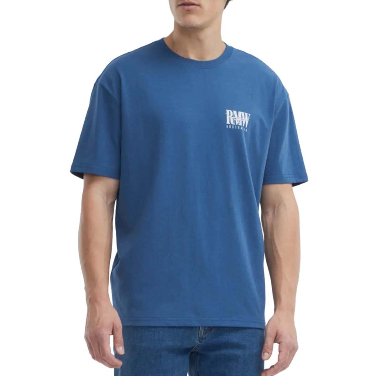R.M.Williams SS Classic RMW T-Shirt Mid Blue