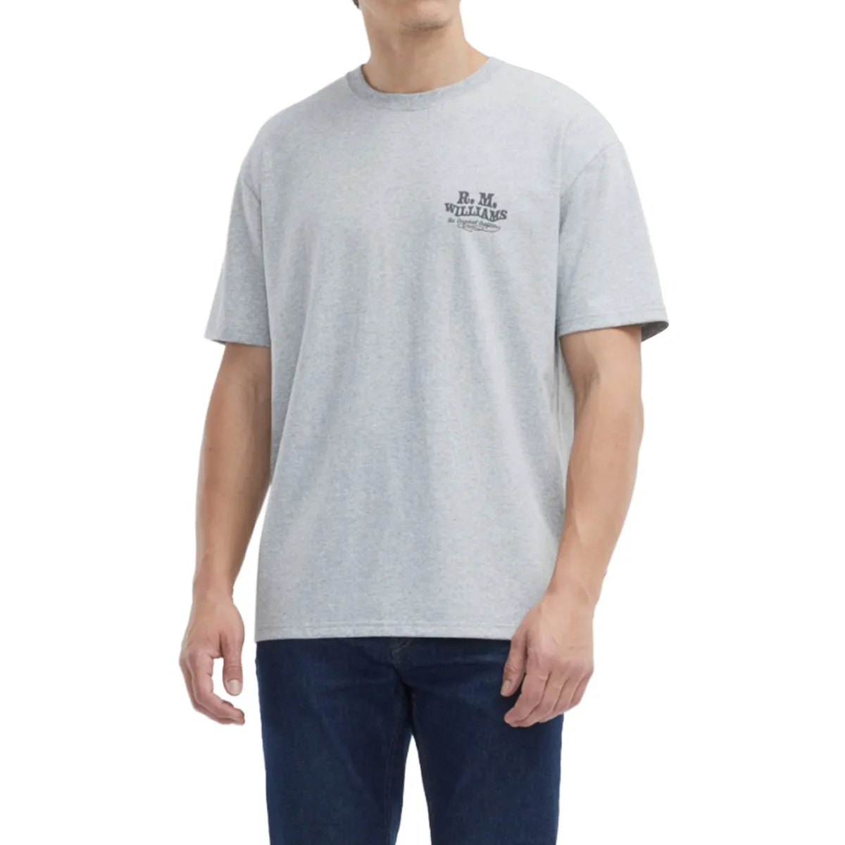 R.M.Williams SS Kandos T-Shirt Grey Marl