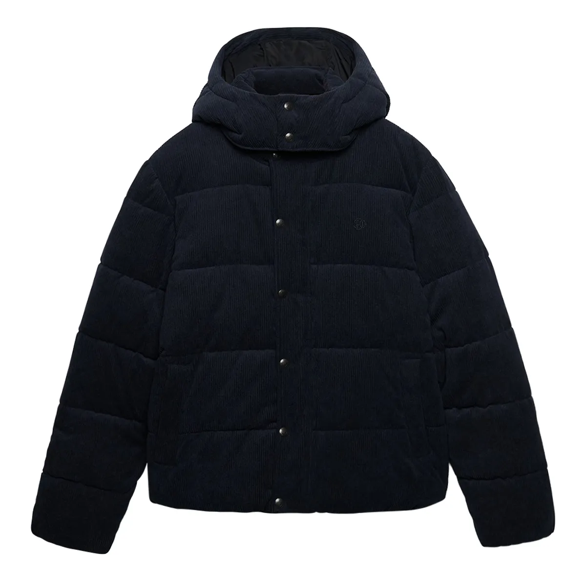 Superdry Hood Cord Puffer Jacket Eclipse Navy