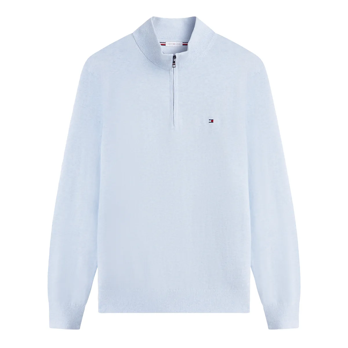 Tommy Hilfiger Ess Cotton Knit Half Zip - DVF