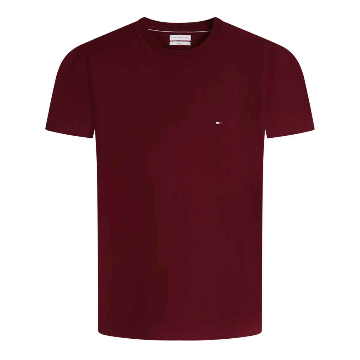 Tommy Hilfiger SS Ess Reg T-Shirt Burgundy - VLP