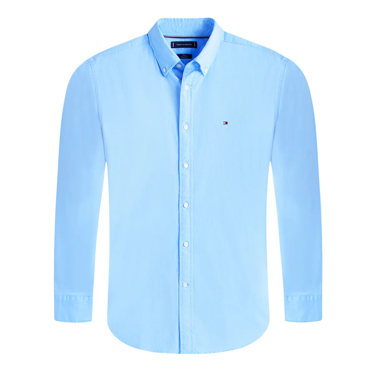 Tommy Hilfiger LS Flex Flannel Shirt Vessel Blue - C1Z