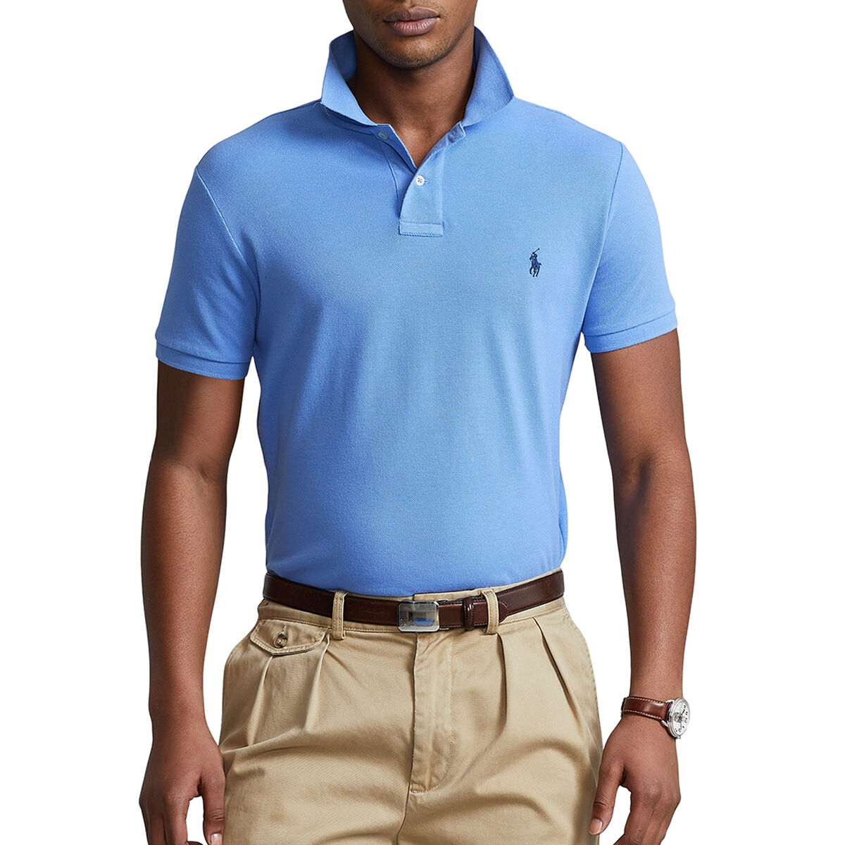 Ralph Lauren Slim Fit Polo Shirt Blue