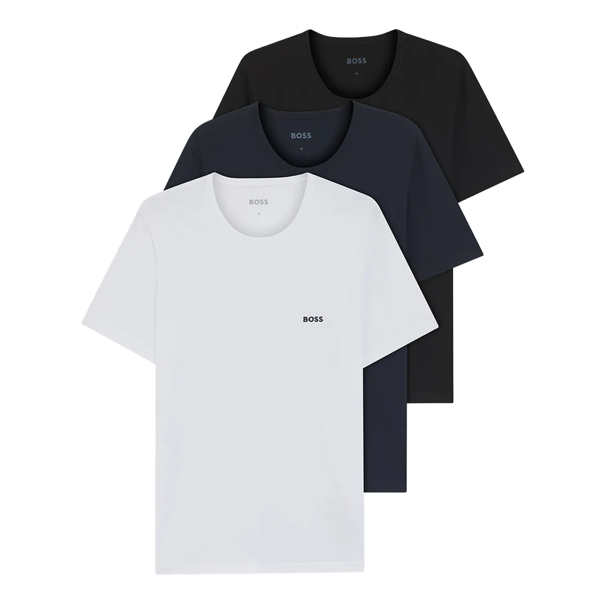 BOSS Classic RN T-Shirt 3pk In Mix AW26