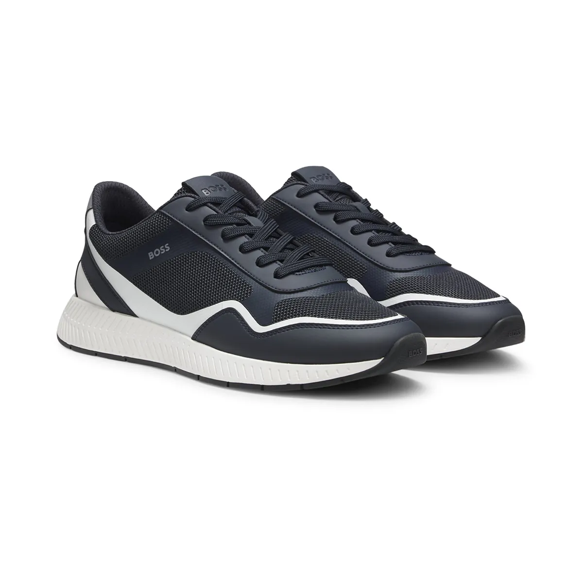 Boss Titanium Runn Trainer Navy - 410