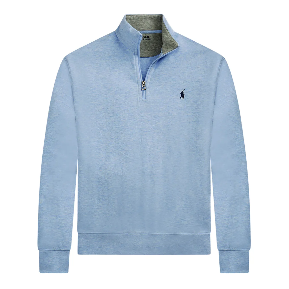 Ralph Lauren Knit Half Zip Sweat Light Blue - 048