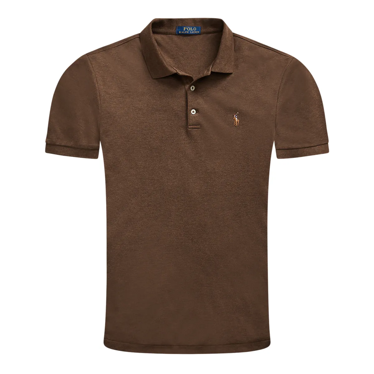 Ralph Lauren SS Custom Slim Polo Brown 094