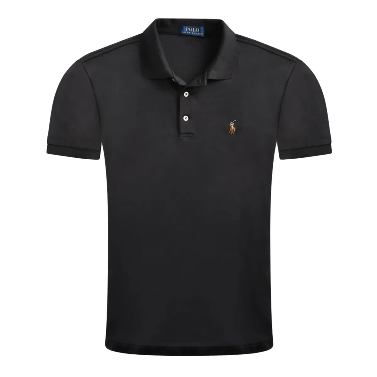 Ralph Lauren Pima Polo Shirt Black
