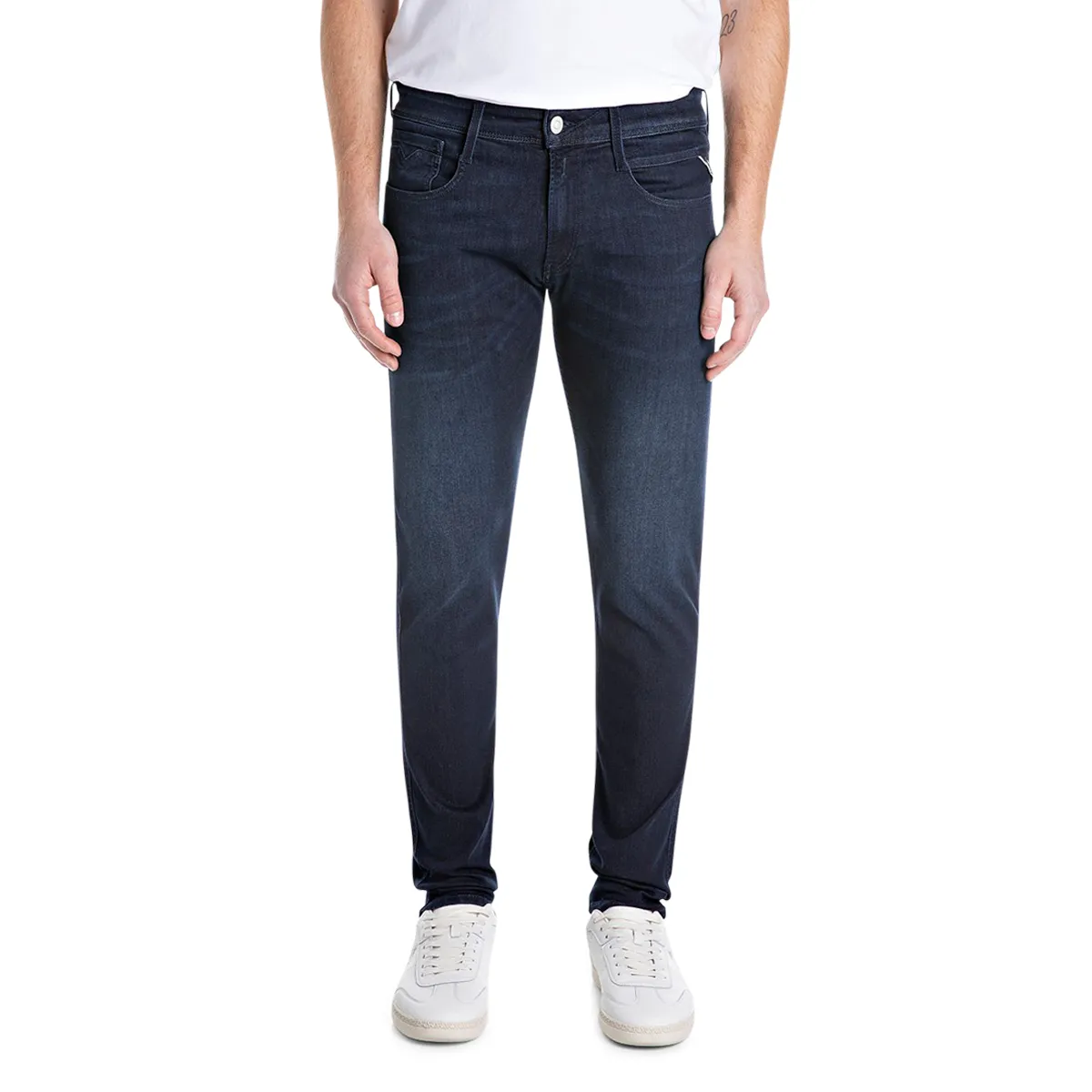 Replay Slim Power Stretch Jeans Navy