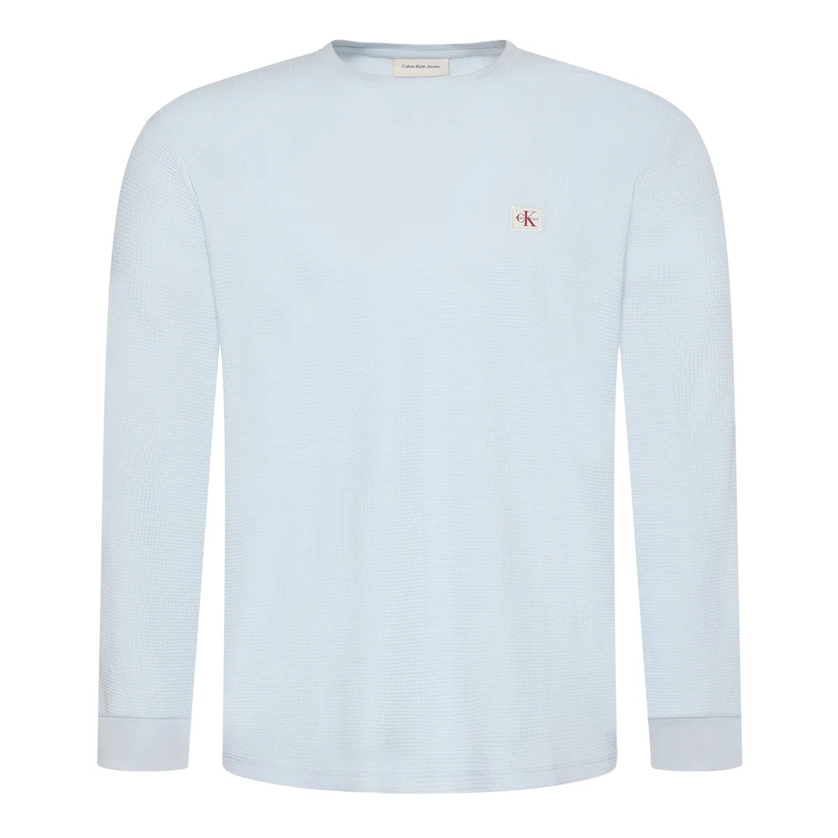 Calvin Klein Jeans Waffle Badge CN Plein Blue