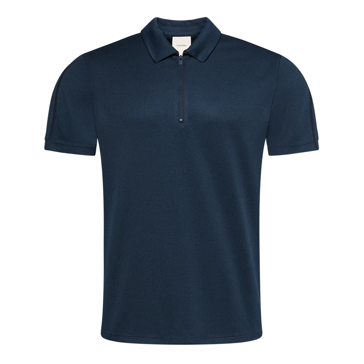 Calvin Klein SS Slim Mesh Polo Shirt Dark Sapphire