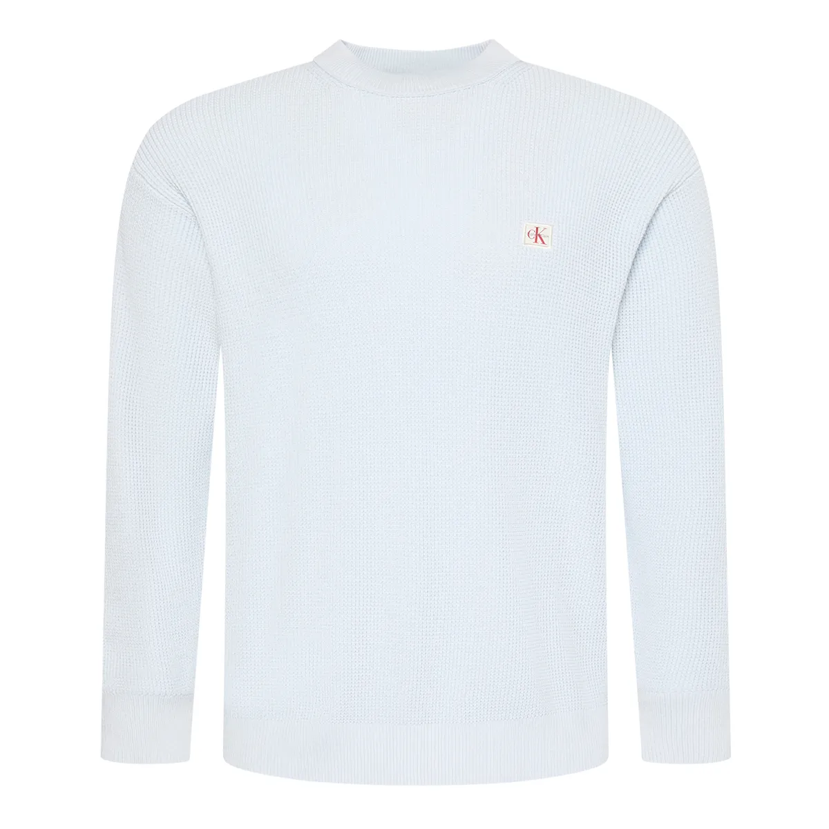 Calvin Klein Jeans Cotton Waffle CN Plein Air Blue