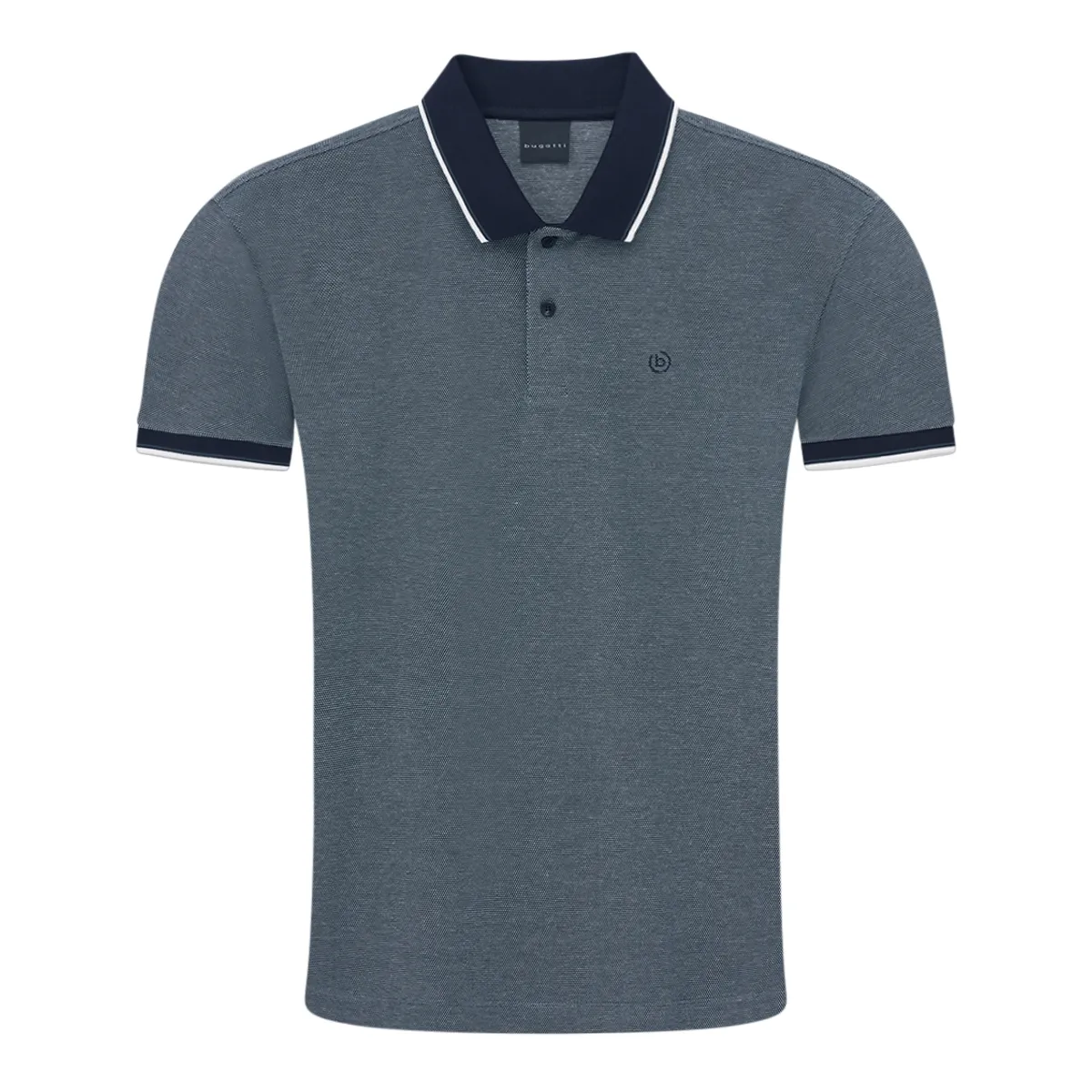 Bugatti SS Tipped Polo Shirt Green - 560