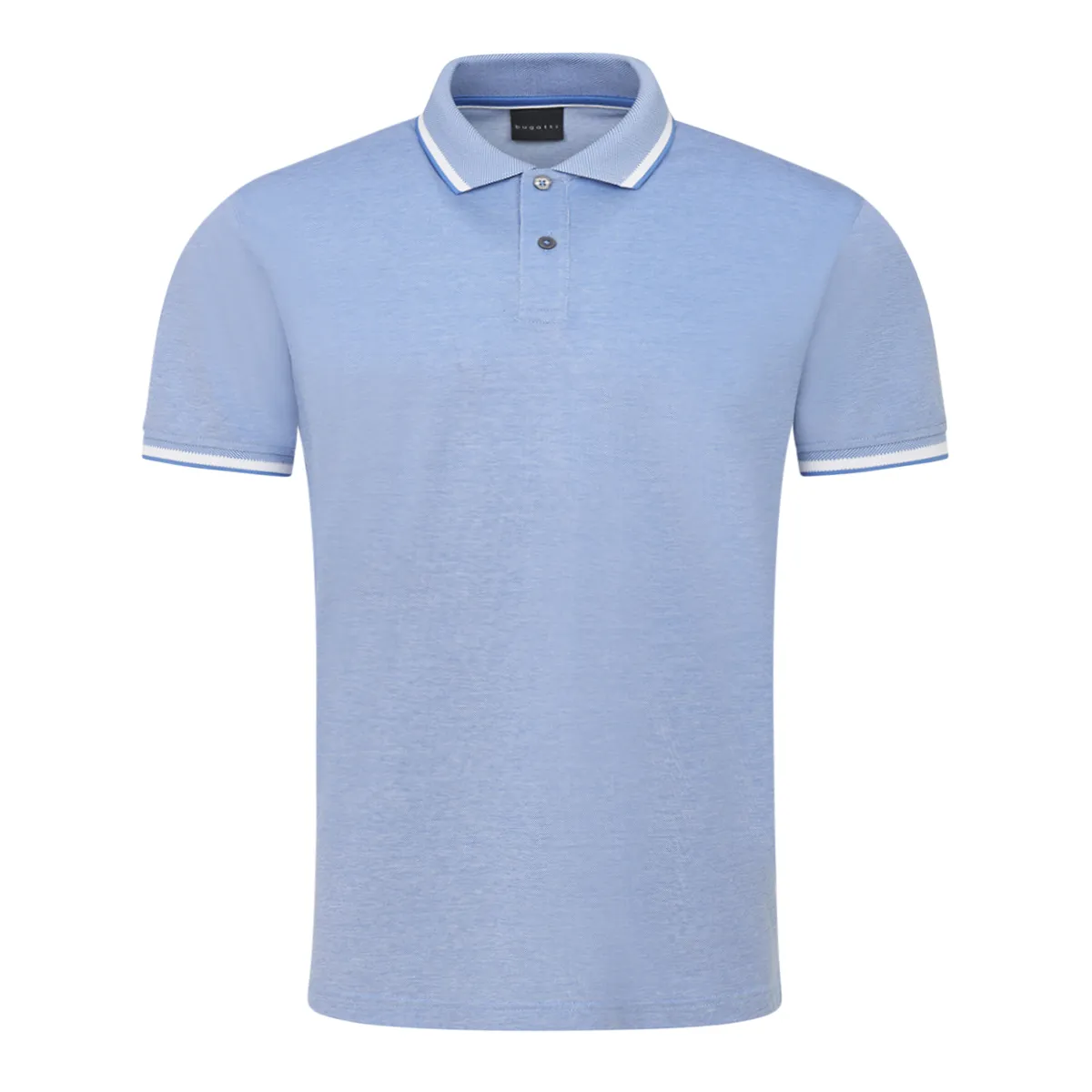 Bugatti SS Tipped Polo Shirt Blue -320