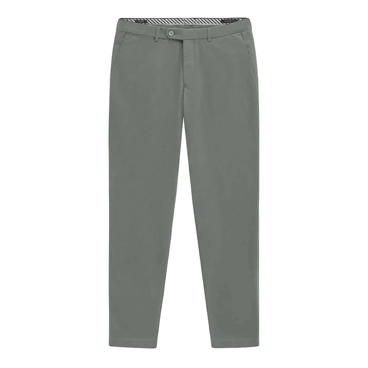 Bugatti Modern Fit Patterned Chino Green - 550