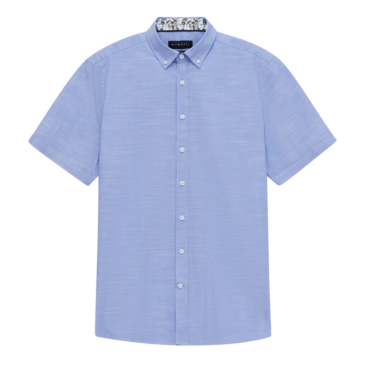 Bugatti SS Plain Soft Cotton Shirt Light - 320