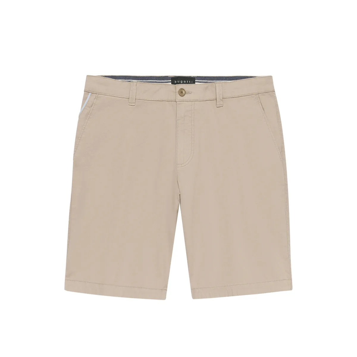 Bugatti Plain Chino Shorts Beige - 20