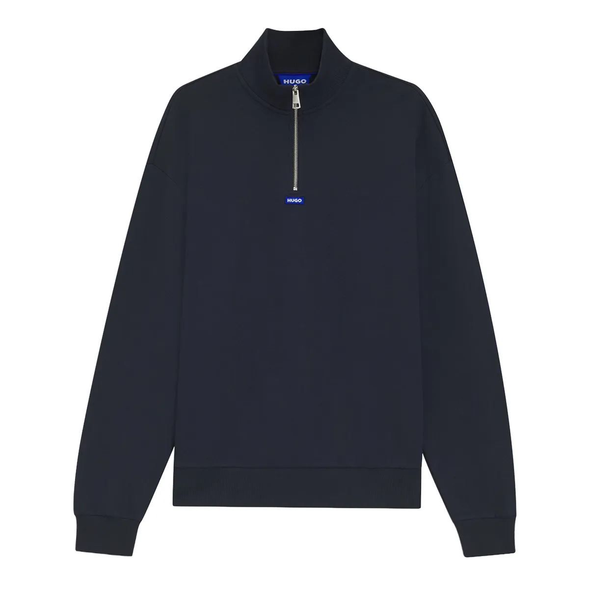 Hugo Blue Neeler Half Zip Sweat Dark Blue - 405