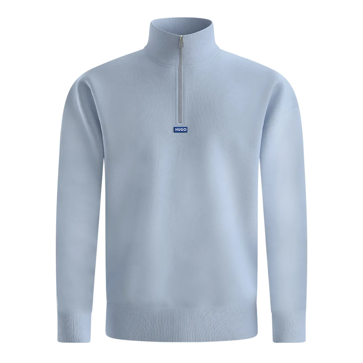 Hugo Blue Neeler Half Zip Sweat Open Blue - 460