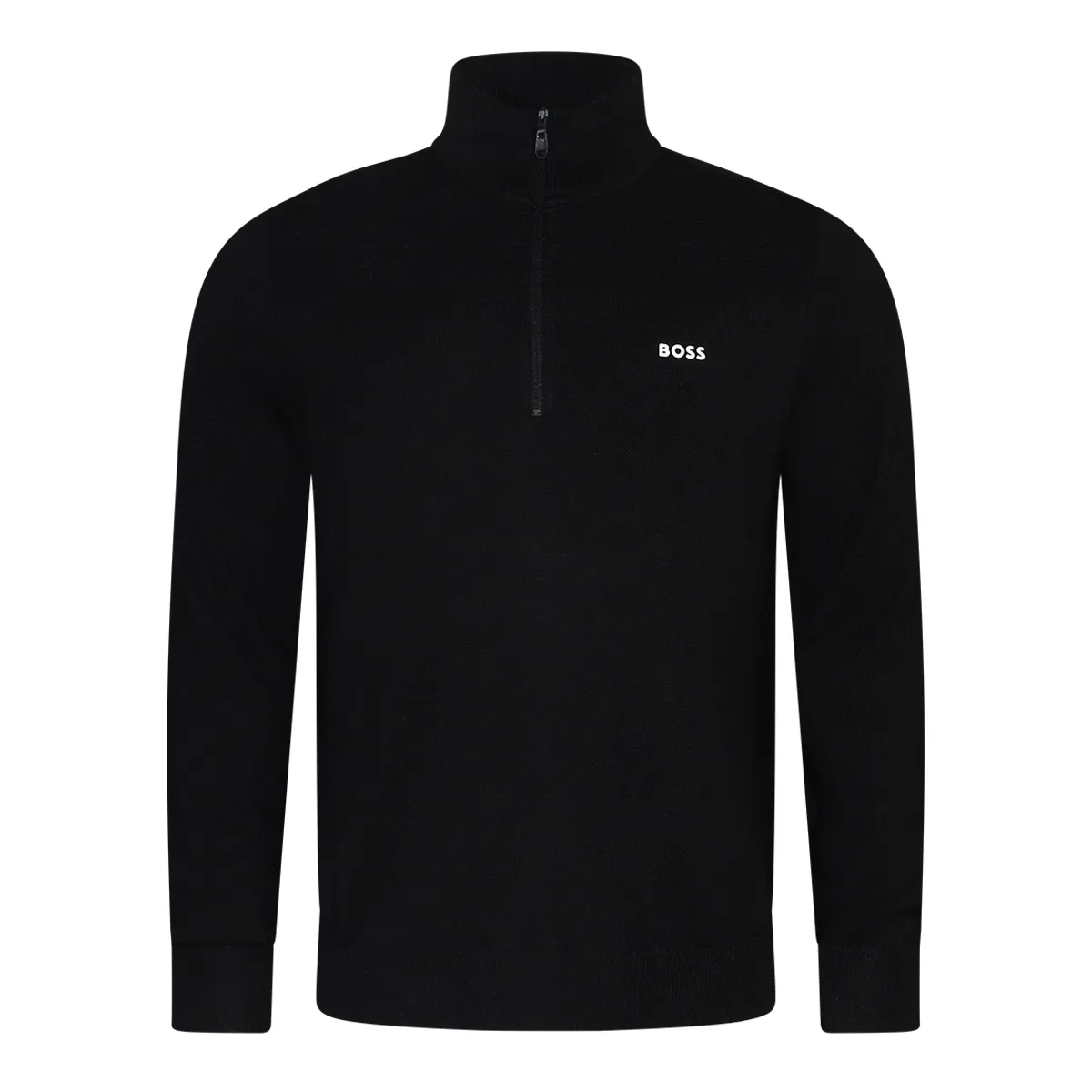 Boss Knit Momentum X Quarter Zip Black