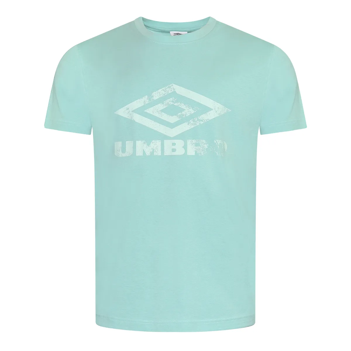 Umbro Distressed Large Logo Graphic T-Shirt Blue-Green