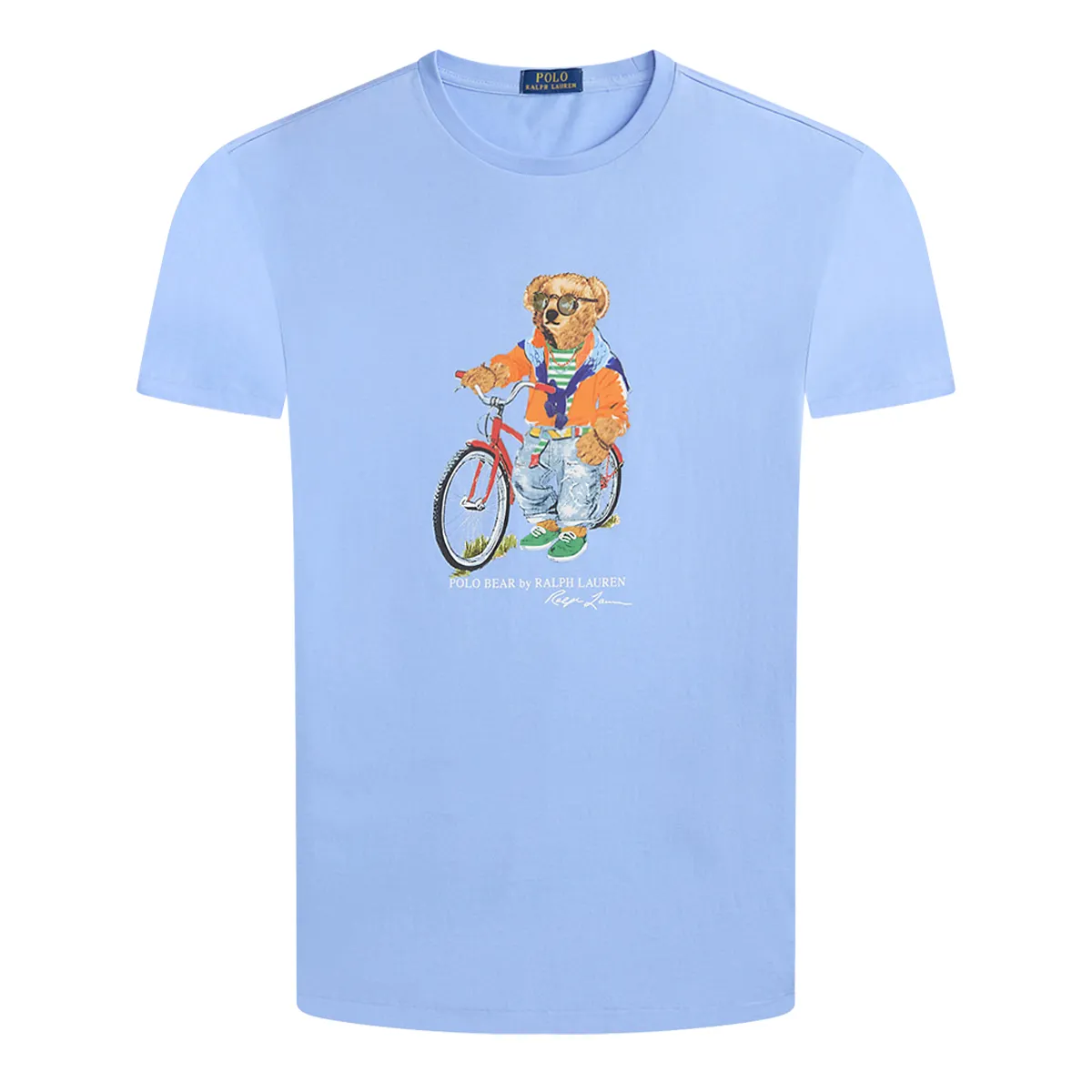 Ralph Lauren SS Teddy Bear Logo T-Shirt Blue - 001