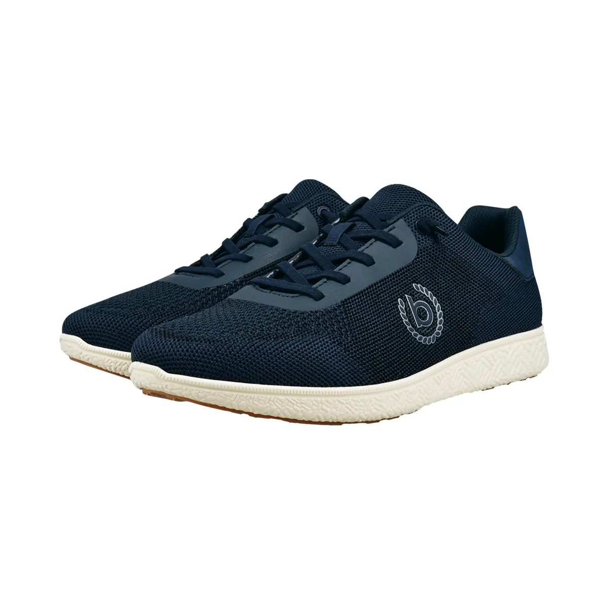Bugatti Mesh Casual Trainer Dark Blue - 4100