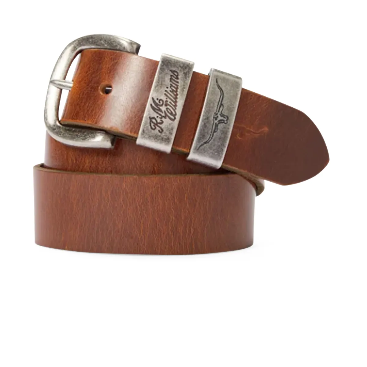 R.M.Williams Drover Belt Mid Brown - 401