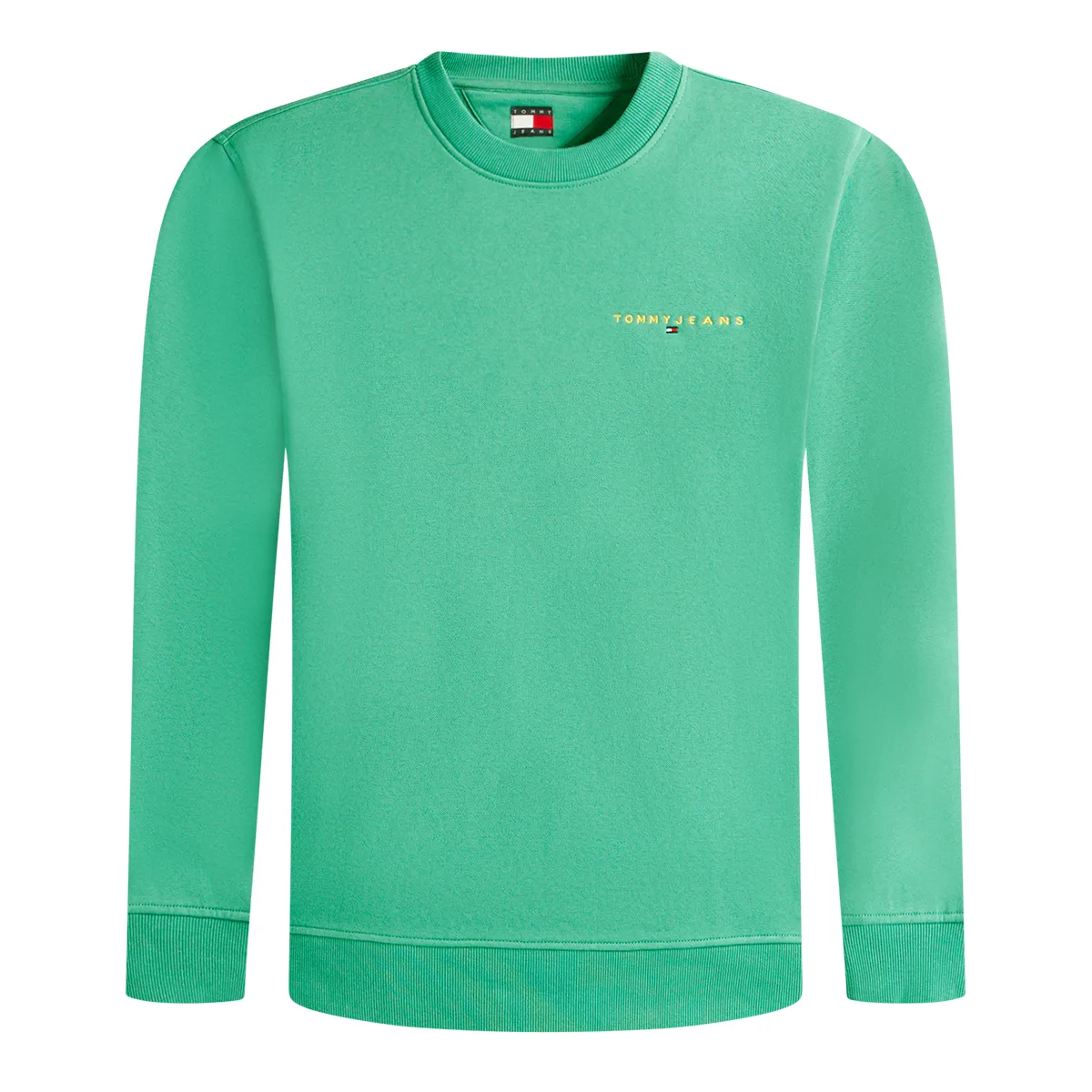 Tommy Jeans Reg Linear CN Sweat Bahama Green