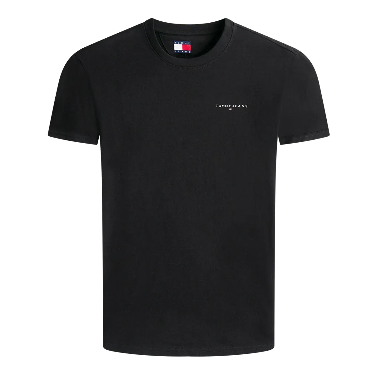 Tommy Jeans Slim Linear Logo T-Shirt Black
