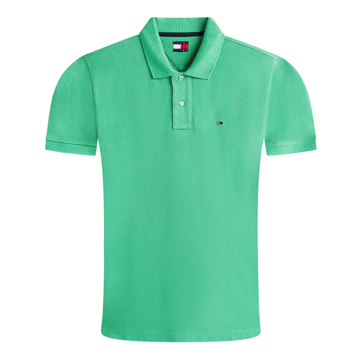 Tommy Jeans Ess Reg Polo Shirt Bahama Green