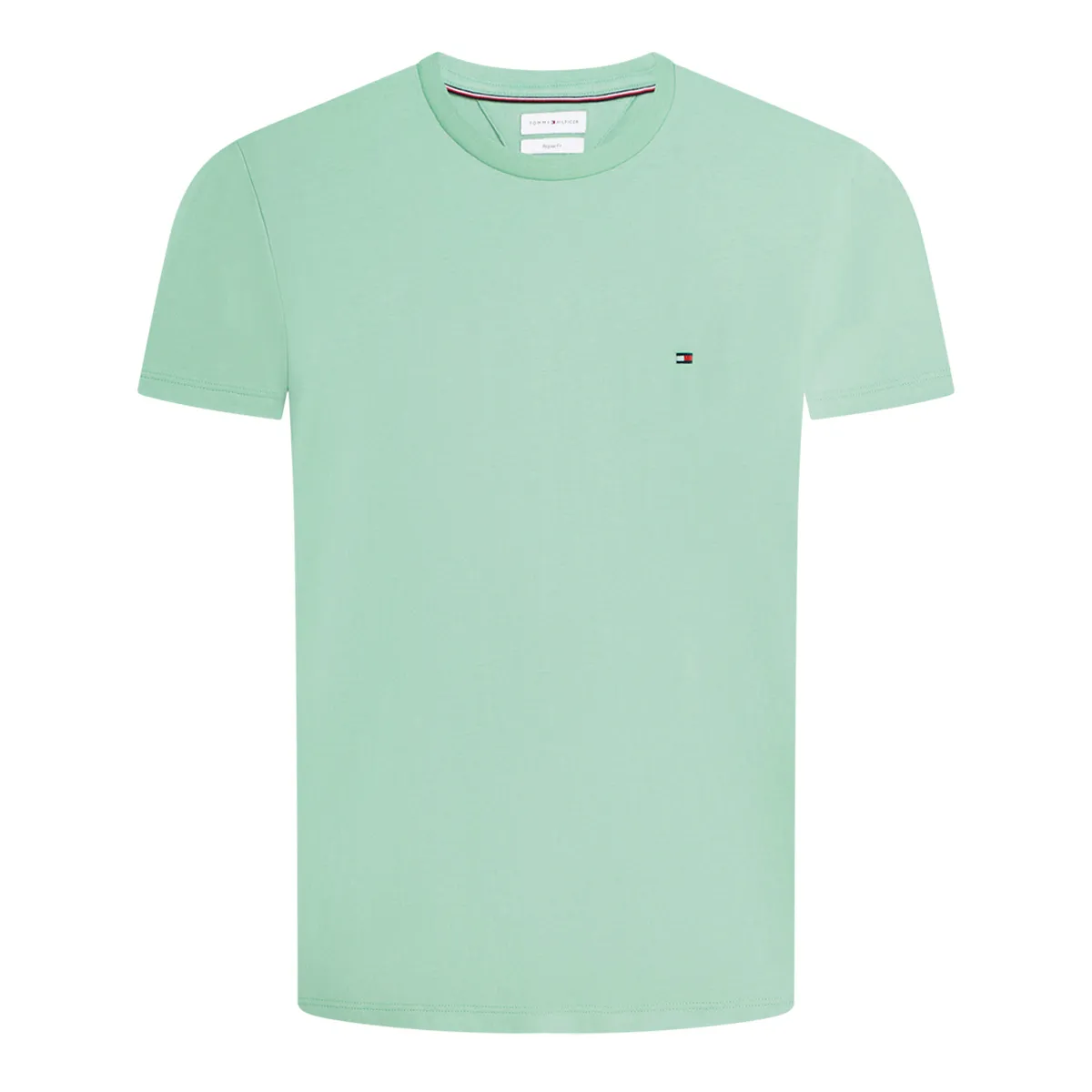 Tommy Hilfiger SS Flag Emb T-Shirt Cut Green