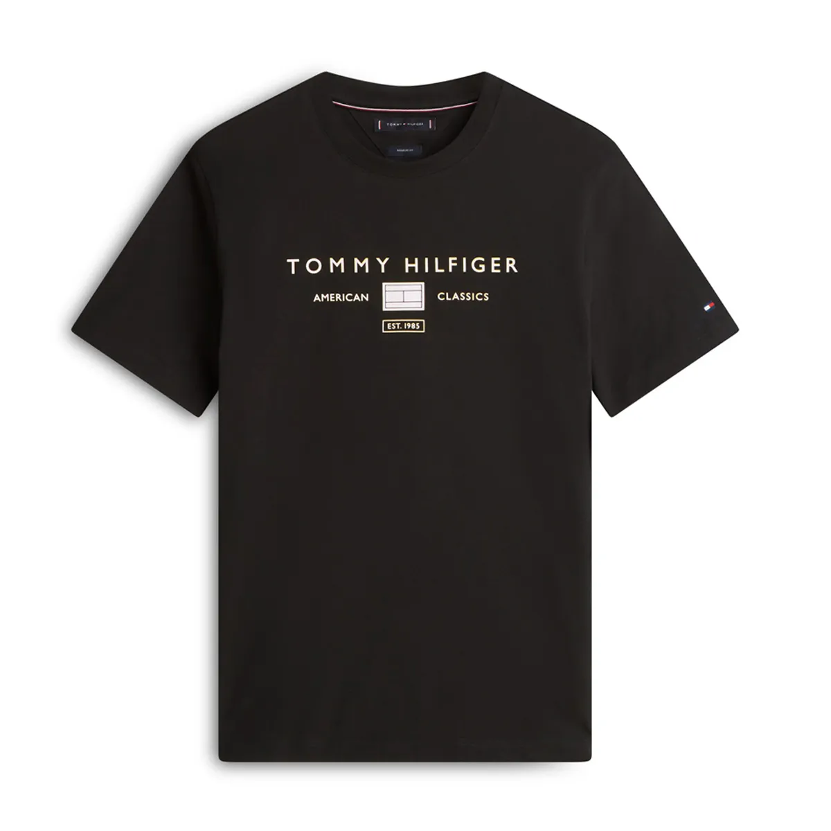 Tommy Hilfiger Brand Love Mono Stack T-Shirt black