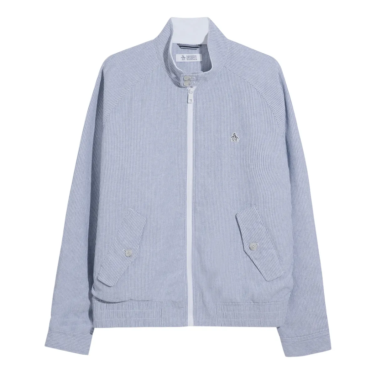 Original Penguin Cotton Striped Jacket Sargasso